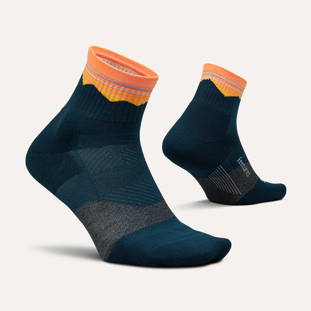 Feetures Trail Max Cushion Quarter - Blue Ridge Navy - Frontrunner Colombo